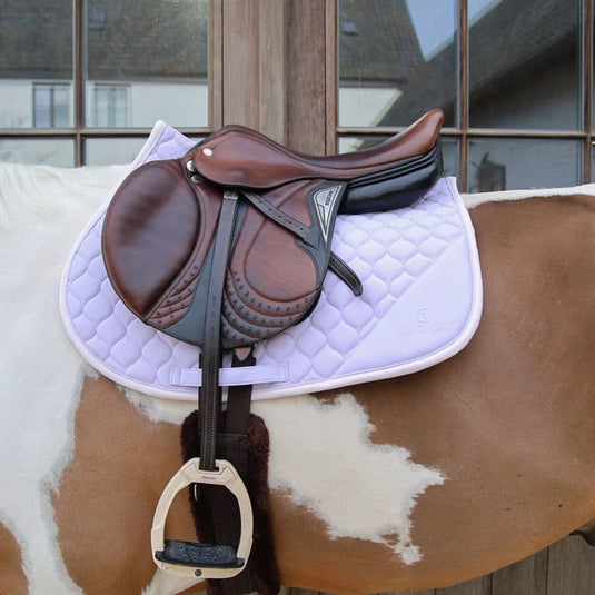 Saddle Pad softshell onion quilt dressage -beige