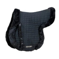 Saddle Pad Hunter Vegan Sheepskin Jumping Black