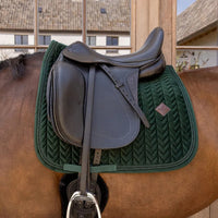Saddle Pad Velvet Mini Pearls Dressage