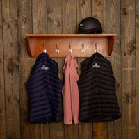 Helmet Shelf With Rack With 5 Hooks