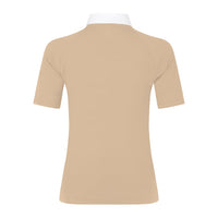 Kentucky Horsewear Show Shirt Women Classic With Gliiter Zipper Short Sleeve