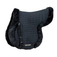 Saddle Pad Hunter Vegan Sheepskin Jumping Black