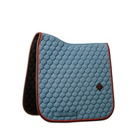 Kentucky Horsewear Saddle Pad Onion Quilt Leather Neon - jumping & dressage available