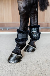 Kentucky Horsewear Vegan Sheepskin young horse fetlock boots