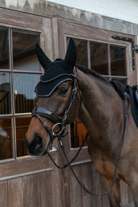 Kentucky Horsewear Fly Veil Wellington Leather