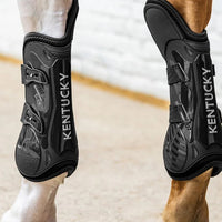 Tendon boots elastic with knee protection L
