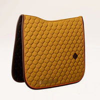 Kentucky Horsewear Saddle Pad Onion Quilt Leather Neon - jumping & dressage available