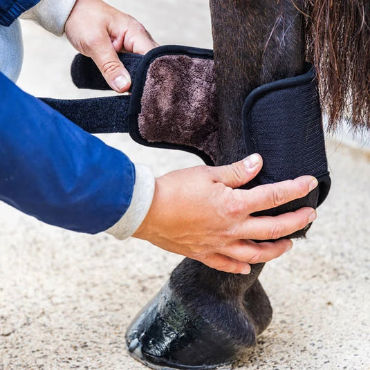 Eventing boots 3 D Air flow hind black full