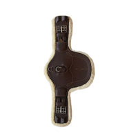 Sheepskin Short Stud Girth Brown 55 Cm