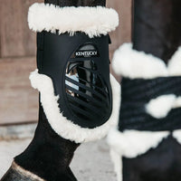 Vegan Sheepskin Fetlock Boots Elastic M
