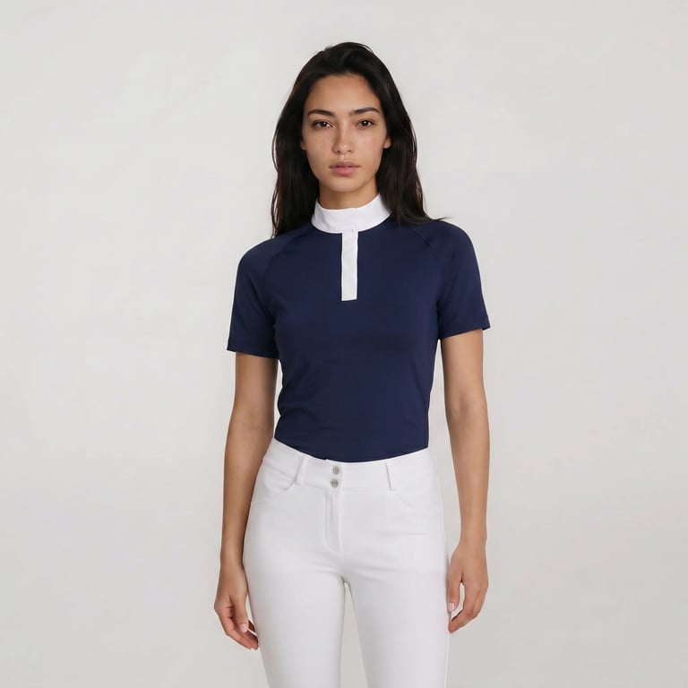 Kentucky Horsewear Show Shirt Womens Classic Short Sleeve