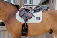 Kentucky Horsewear Saddle Pad fishbone competitIon with 2 numbers - Jumping