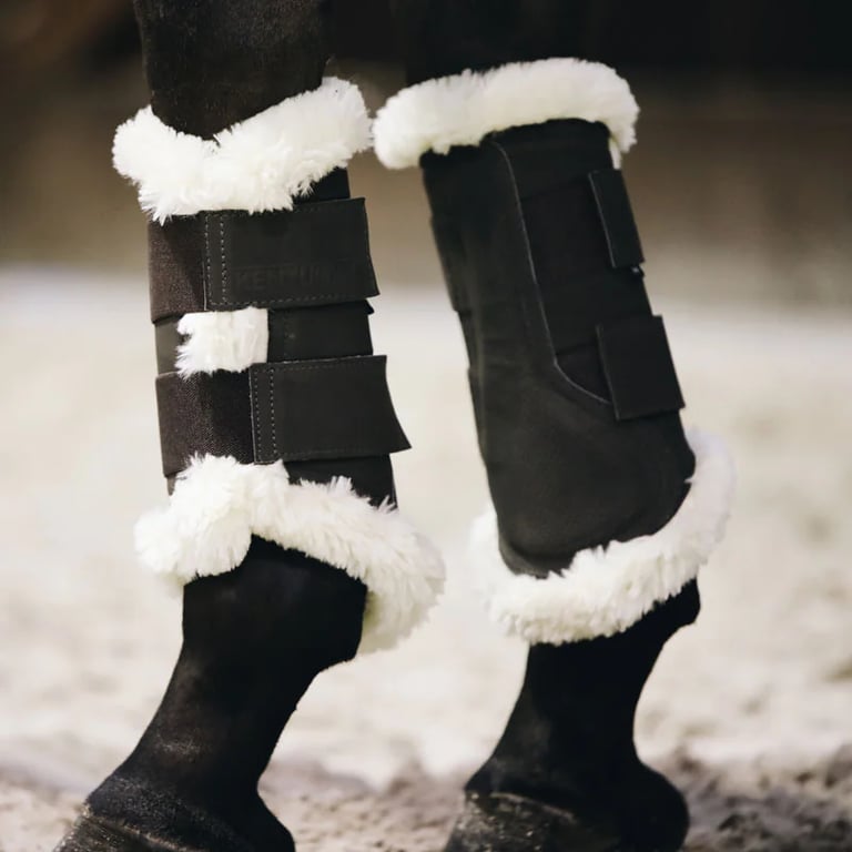 Kentucky Horsewear Brushing boots leather