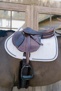 Kentucky Horsewear Saddle Pad with metal chain - Jumping