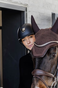 Kentucky Horsewear Fly Veil Wellington Leather
