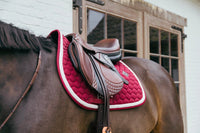 Kentucky Horsewear Saddle Pad with plaited cord show jumping