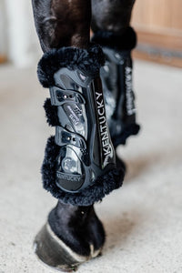 Kentucky Horsewear Vegan Sheepskin Tendon Boots bamboo