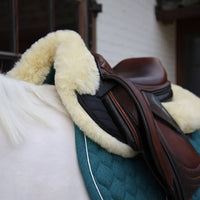 Sheepskin Half Pad Absorb Black Sheepskin Size L