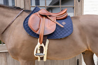 Kentucky Horsewear Sheepskin Diamond Saddle Pad - Jumping