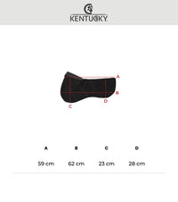 Kentucky Horsewear Half Pad Sheepskin Impact Equalizer