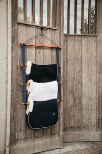 Grooming Deluxe Wooden saddle pad holder