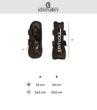 Tendon boots bamboo velcro L
