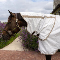 Sweet itch Fly & Summer sheet comfort white/beige 125-5'9
