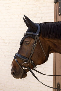 Kentucky Horsewear Fly Veil Wellington Velvet Mini Pearls