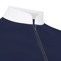 Kentucky Horsewear Show Shirt Women Classic With Gliiter Zipper Short Sleeve