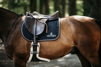 Kentucky Horsewear Saddle Pad Leather Fishbone Jumping