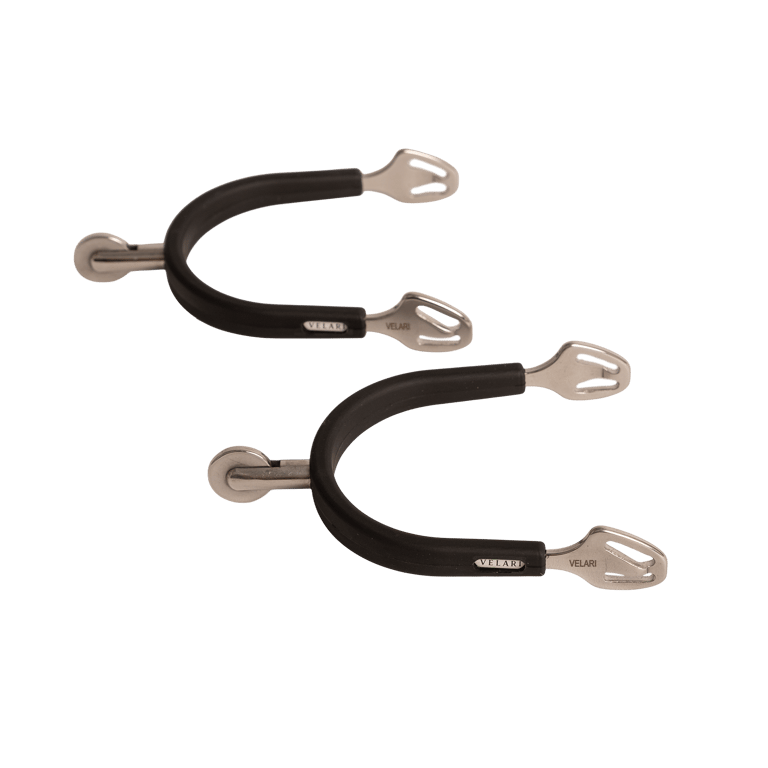 Kentucky Horsewear Spurs Stainless Steel With Rubber Large Wheel Rowell