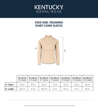 Kentucky Horsewear Madrid Girls Training Shirt Long Sleeve